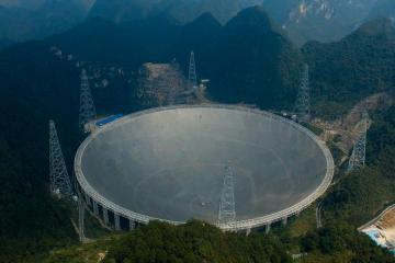 В Китае заработал крупнейший в мире радиотелескоп FAST (ФОТО)