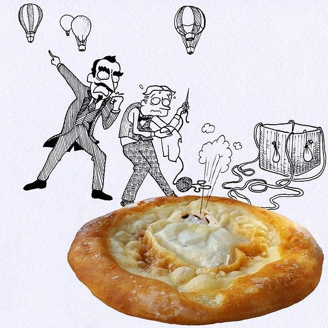 Художник превращает еду в забавные рисунки (ФОТО)