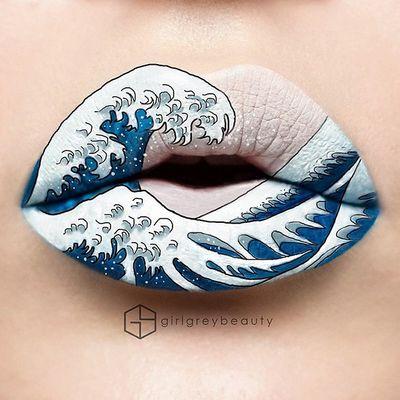 Искусство макияжа: невероятные рисунки на губах (ФОТО)