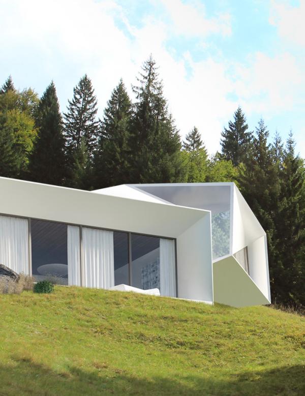 В стиле хай-тек:  супер-современный “космический” дом в Карпатах (ФОТО)