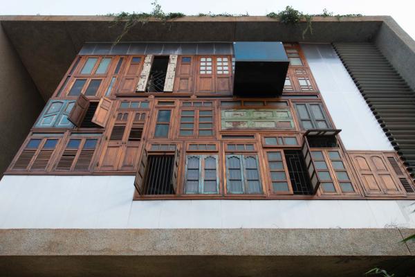 Оригинальный подход к оформлению: дом-коллаж в Индии (ФОТО)