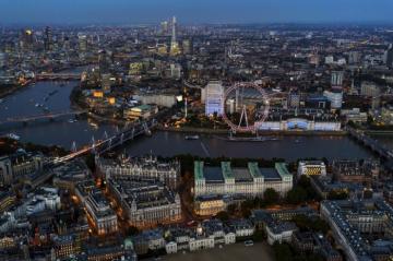 Вид сверху: завораживающие красоты Лондона с высоты птичьего полета (ФОТО)