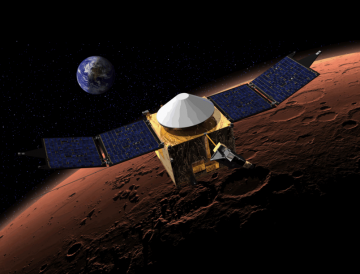 Два космических аппарата приближаются к Марсу