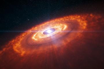 Астрономы обнаружили древнейший протопланетный диск