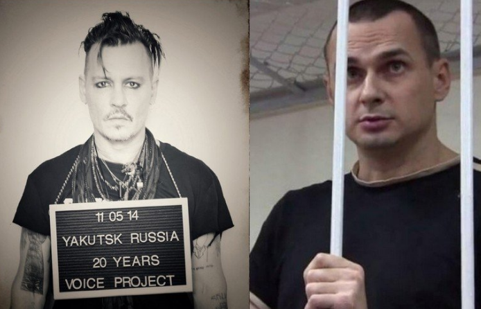 Джонни Депп выступил в поддержку осужденного украинского режиссера Сенцова (ФОТО)