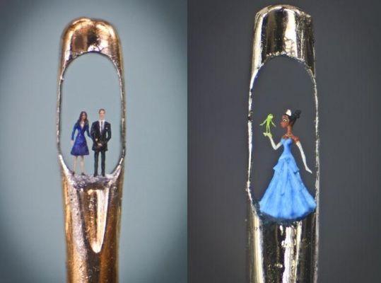 Искусство в миниатюре: скульптуры на кончике иглы (ФОТО)