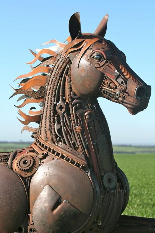 Шедевры из металлолома: удивительные скульптуры австралийского мастера (ФОТО)