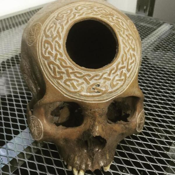 Американец превращает черепа и кости людей в предметы искусства (ФОТО)