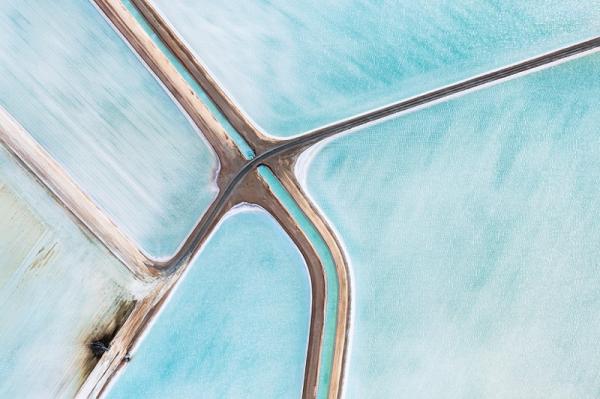  Лучшие голубые соляные пруды (ФОТО)