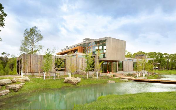 Эффектный проект: дом на воде в американском штате Монтана (ФОТО)