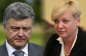 Мнение: президентский срок П. Порошенко зависит от действий В. Гонтаревой