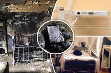В Великобритании загорелся дом из-за iPhone (ФОТО)