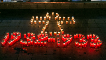 Украинцы почтили память жертв Голодомора (ФОТО)