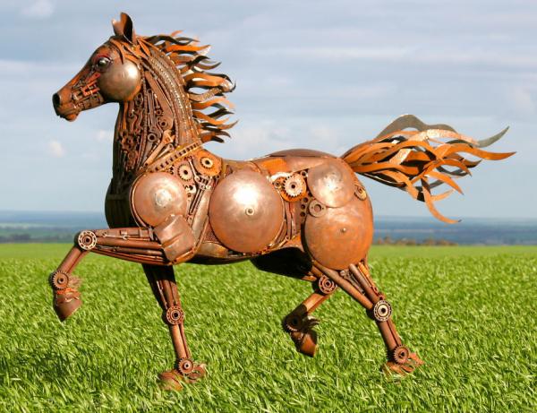 Шедевры из металлолома: удивительные скульптуры австралийского мастера (ФОТО)