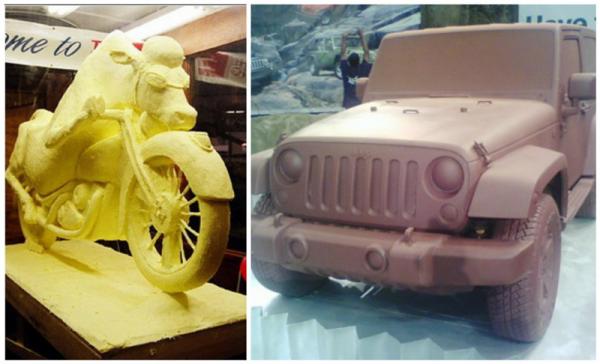 Поражающие воображение скульптуры из сливочного масла (ФОТО)