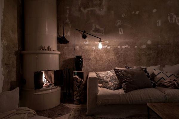 Суровый дизайн: скандинавская квартира с грубыми бетонными стенами (ФОТО)