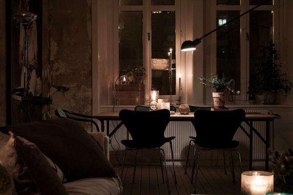 Суровый дизайн: скандинавская квартира с грубыми бетонными стенами (ФОТО)