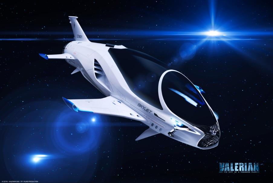 Lexus по просьбе Люка Бессона создал космический корабль «Скайджет» (ФОТО)