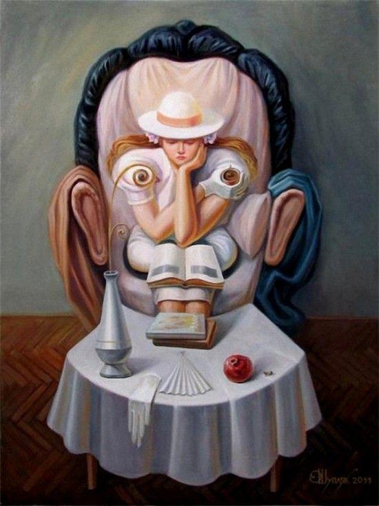 Скрытые лица: необычные работы украинского художника (ФОТО)