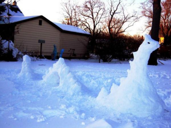 Фотографии самых креативных снеговиков (ФОТО)