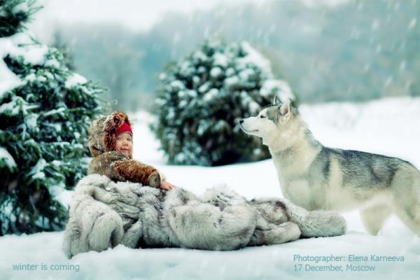 Зимняя сказка: детская фотосессия нереальной красоты (ФОТО)