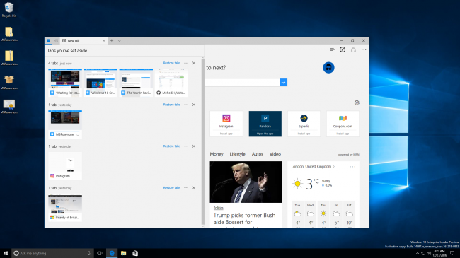 В Сети появились изображения обновленной версии Windows 10 (ФОТО)