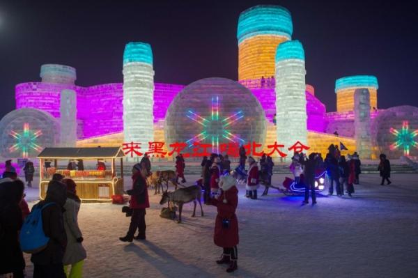 Зимняя сказка: в Китае проходит  крупнейший Международный фестиваль льда и снега (ФОТО)