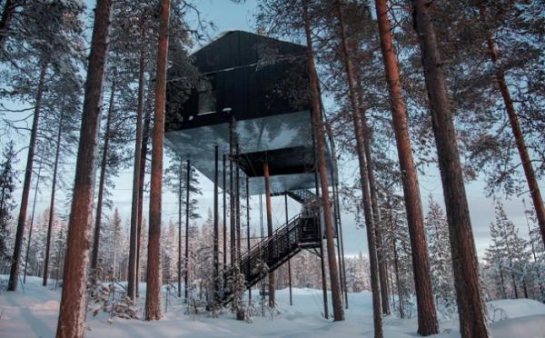 В унисон с природой: оригинальный отель в одном из лесов Норвегии (ФОТО)