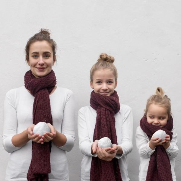 Мама и две дочки - стильная семейка (ФОТО)