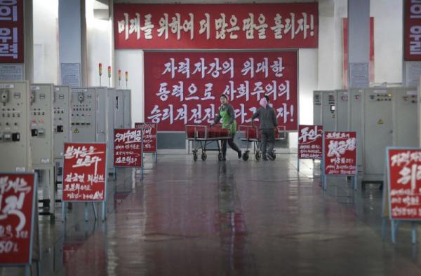 Экскурсия на шелковый комбинат в Северной Корее (ФОТО)