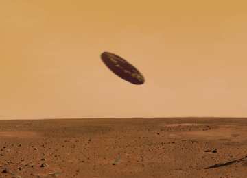 Над поверхностью Марса зафиксировано летящее НЛО (ФОТО)