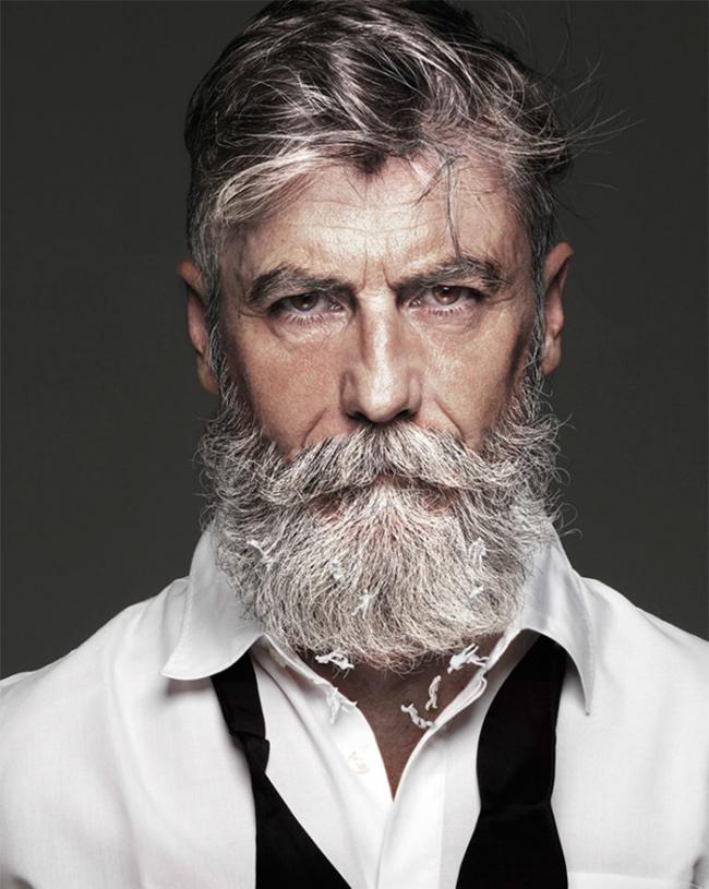 60-летний мужчина стал фотомоделью после того, как отрастил бороду (ФОТО)