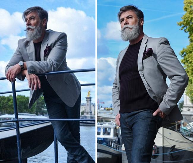 60-летний мужчина стал фотомоделью после того, как отрастил бороду (ФОТО)