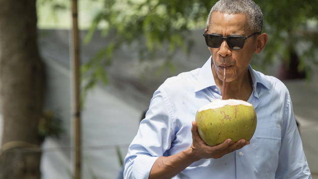 Барак Обама отдыхает от президентства на Виргинских островах (ФОТО)