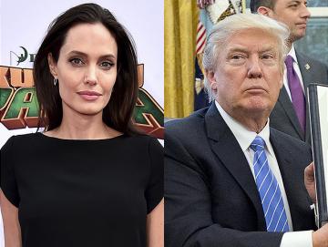 Анджелина Джоли публично выступила против политики Дональда Трампа