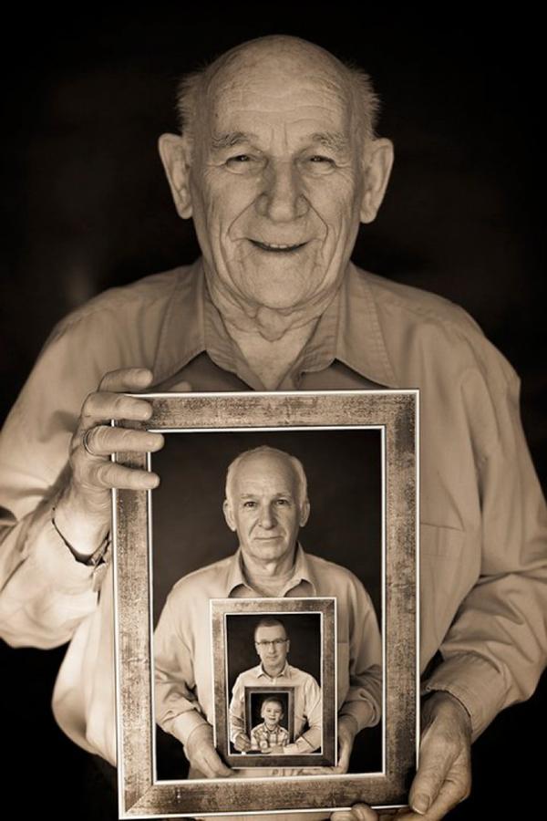 Трогательные портреты нескольких поколений семей на одной фотографии (ФОТО)