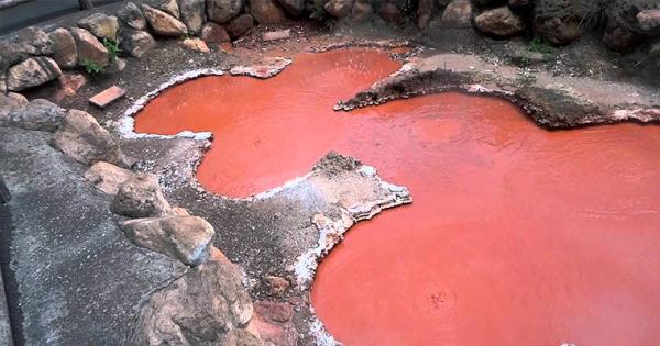 "Кровавый пруд": одна из главных туристических достопримечательностей Японии (ФОТО)