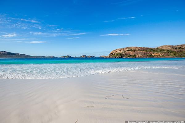 Белоснежный пляж в мире кенгуру (ФОТО)