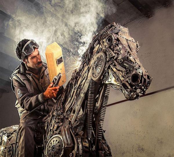 Удивительные скульптуры животных от иранского мастера (ФОТО)