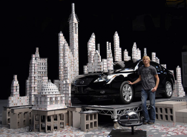 Удивительные карточные скульпторы Брайана Берга (ФОТО)