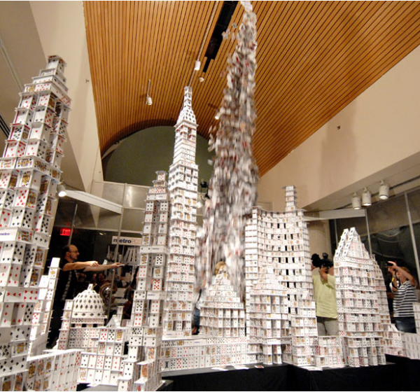 Удивительные карточные скульпторы Брайана Берга (ФОТО)