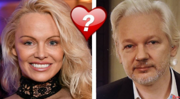 Джулиан Ассанж напоил Памелу Андерсон (ФОТО)