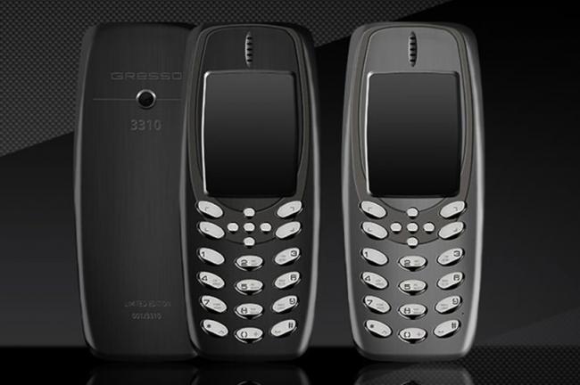 Компания Gresso представила эксклюзивную версию Nokia 3310 за 3000 долларов (ФОТО)