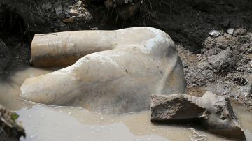 Археологи обнаружили статую фараона Рамзеса II (ФОТО)