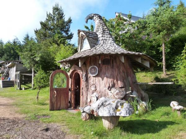 Эко-дом внутри дерева: необычное решение канадского художника (ФОТО)