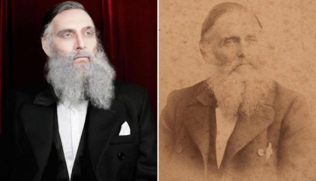 Фотограф воссоздает портреты своих предков в собственных снимках (ФОТО)