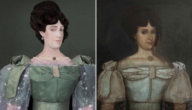 Фотограф воссоздает портреты своих предков в собственных снимках (ФОТО)