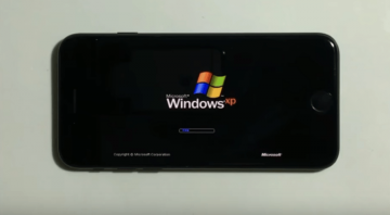 Windows XP запустили на iPhone 7 (ВИДЕО)