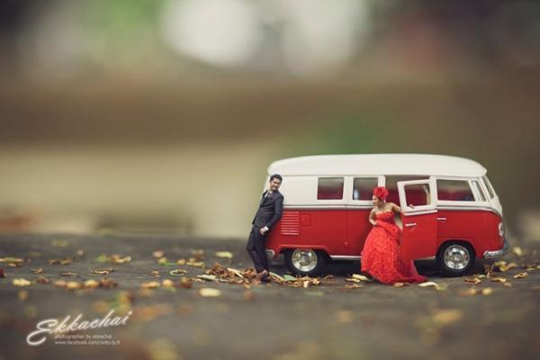 Лучшие идеи для свадьбы: снимки жениха и невесты в миниатюре (ФОТО)