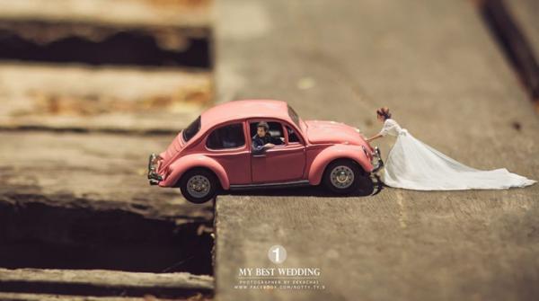 Лучшие идеи для свадьбы: снимки жениха и невесты в миниатюре (ФОТО)